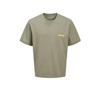 JACK&JONES - JCOUNION BACK PRINT TEE SS CREW NOOS shadow - Gr. - XL