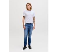 Jack & Jones Jeans "Clark" - Slim fit - in Blau - Größe W33/L34 | Herren Plussize