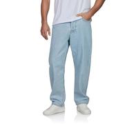 JACK & JONES Jeans Herren Baggy Fit Baumwolle JJIALEX JJCOOPER Weite Jeanshose Hose Denim, Länge:30L, Farbe:Blue Denim (12281040), Weite:32W