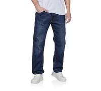 JACK & JONES Jeans Herren Stretch lang Straight Fit JJICLARK Jeanshose Hose Denim, Länge:30L, Farbe:Black/Blue (CB 146), Weite:32W