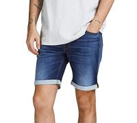 JACK&JONES Jeans Intelligence Mens Blue Denim 5 Pocket Shorts