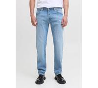 Comfort-fit-Jeans JACK & JONES "JJIMIKE JJFOX CB 08", Herren, Gr. 32, Länge 34, blau (blau denim), Denim/Jeans, Obermaterial: 98% Baumwolle, 2% Elasthan, modisch, comfort fit, Jeans (20041425-32) blau