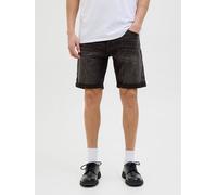 Jack & Jones Jeans-Shorts "Rick" in Schwarz - Größe L | Herren Shorts