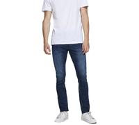 JACK & JONES Herren Slim Fit Jeans Glenn Skinny Tapered JJI Glenn ORIGINAL AM, Farben:Dunkelblau, Größe Jeans:34W / 32L