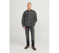 Slim-fit-Jeans JACK & JONES "JJIGLENN JJFOX 50SPS CB 036 NOOS" Gr. 29, Länge 32, schwarz (black denim) Herren Jeans (78284250-29) black denim