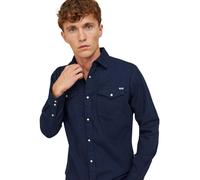 Jack & Jones Sheridan Langarmhemd XS Dark Navy / Slim Fit