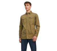 Jack & Jones Jeanshemd Heridan Shirt in Dunkelgrün M Regular Fit