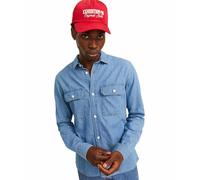 Jack & Jones Jeanshemd Travis in Hellblau mit Langarm M Loose Fit