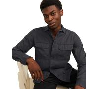 Jack & Jones Jeanshemd Travis in Schwarz mit Langarm XL Loose Fit