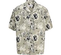 JACK & JONES Herren Jjjeff Monochrome AOP Resort Shirt Ss Jjjeff Monochrome AOP Resort Shirt Ss (1er Pack)