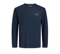 JACK&JONES - JJCOLLEGE LOGO TEE LS CREW NECK JNR Navy Blazer - Gr. - 152