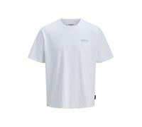 Jack & Jones Herren T-shirt Mann Jjearchive Graphic Ss O-neck Noos Weiß Größe M
