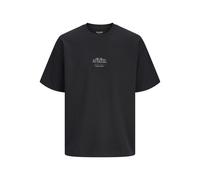 JACK&JONES - JJEBARRON STUDIO TEE SS O-NECK SN Black - Gr. - XXL