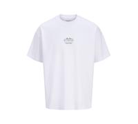 JACK&JONES - JJEBARRON STUDIO TEE SS O-NECK SN White - Gr. - S