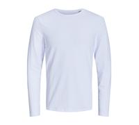 JACK&JONES - JJEBASIC O-NECK TEE L/S NOOS White - Gr. - M