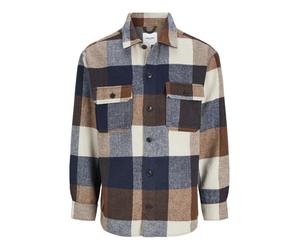 Jack & Jones JJEBRADLEY OLLIE OVERSHIRT LS NOOS Langarmhemd multicolor in L
