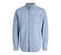 Regular Fit Jeanshemd XXL Blau