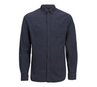 JACK&JONES - JJECLASSIC MELANGE SHIRT LS NOOS navy blazer - Gr. - M