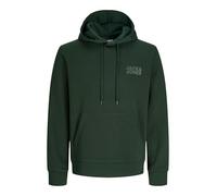 JACK & JONES Hoodie Herren Regular Fit JJEADRIAN Plus Size Kapuzenpullover | Pullover Sweater Print Schwarz Grau Grün Braun Beige Blau S M L XL XXL 3XL 4XL 5XL 6XL 7XL 8XL