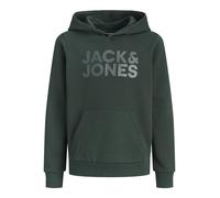 Jack & Jones Kapuzenpullover JJECORP Logo – Grün – Größe 164