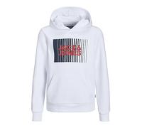 Jack & Jones - Bekleidung Jjecorp Logo Sweat Hood Play Noos Jnr - Weiß - Größe 14A