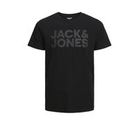 Jack & Jones Herren T-Shirt JJECORP Logo Tee Rundhals 100% Baumwolle Schwarz Größe XL