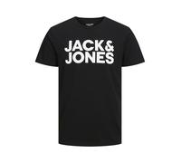 JACK&JONES - JJECORP LOGO TEE SS O-NECK NOOS black - Gr. - S