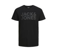 JACK&JONES - JJECORP LOGO TEE SS O-NECK NOOS black - Gr. - S