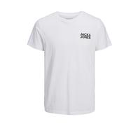 JACK&JONES - JJECORP LOGO TEE SS O-NECK NOOS white - Gr. - S