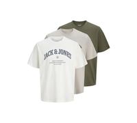 JACK & JONES Jjedenver Graphic Tee Ss O-Neck 3Pk Mp