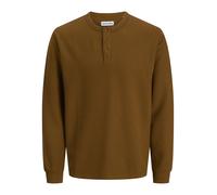 JACK&JONES - JJEDOVER HENLEY LS TEE NOOS - Gr. - S