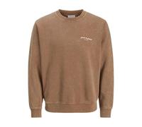 JACK & JONES Jjedover Print Sweat Crew Neck