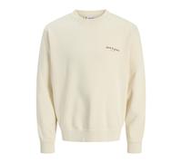 JACK & JONES JJEDOVER PRINT SWEAT CREW NECK Herren | ANTIQUE WHITE | XXL