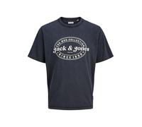JACK & JONES Jjedover Print Tee Ss Crew Neck Pls - Plus Size