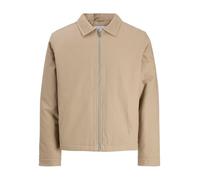 Outdoorjacke JACK & JONES "JJEDOVER WORKER JACKET NOOS", Herren, Gr. XXL, beige (crockery), Web, Obermaterial: 100% Baumwolle, unifarben, regular fit, Jacken (60532739-XXL) crockery