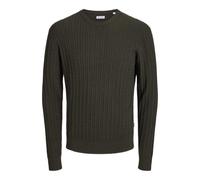 JACK & JONES Jjeemil Knit Cable Crew Neck Noos