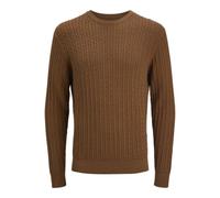 JACK & JONES Jjeemil Knit Cable Crew Neck Noos