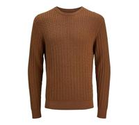 JACK & JONES Jjeemil Knit Cable Crew Neck Noos