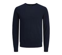 Jack & Jones JJEEMIL Knit Crew Neck NOOS Herren, Navy Blazer, S