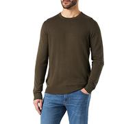 Jack & Jones JJEEMIL Knit Crew Neck NOOS Herren, Olive Night/Detail:Melange, S