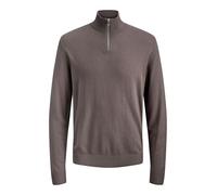 Jack & Jones "JJEEMIL KNIT HALF ZIP NOOS" Baumwollmischung, regular fit (51645366-M) falcon
