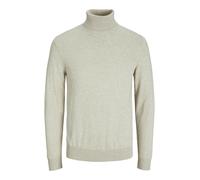 JACK&JONES - JJEEMIL KNIT ROLL NECK NOOS Oatmeal - Gr. - M