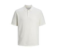 Jack & Jones Poloshirt GEORGE Kurzarm Weiß (Cloud Dancer) – 85% Baumwolle/15% Polyester – Gr. M