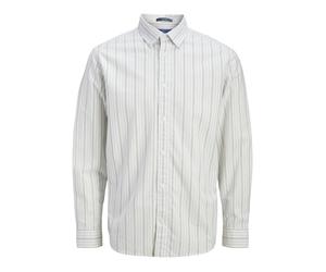 JACK&JONES - JJEHARVEY OXFORD L/S SHIRT NOOS Cloud Dancer - Gr. - S