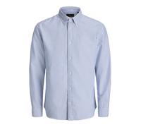 JACK&JONES - JJEHARVEY OXFORD L/S SHIRT NOOS Dusty Blue - Gr. - XL