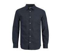 JACK&JONES - JJEJOE SHIRT LS PLAIN NOOS Navy Blazer - Gr. - XL