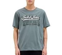 Jack & Jones Shirt "Jjelogo" in Grau - Größe M | Herren Plussize