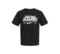 JACK&JONES - JJELOGO TEE SS O-NECK 2 COL AW26 SN Black - Gr. - S