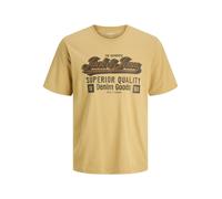 Jack & Jones JJELOGO TEE SS O-NECK 2 COL M 12279535 Curry (897607) Braun M