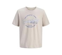 JACK&JONES - JJELOGO TEE SS O-NECK 2 COL SS26 SN PLS Moonbeam, EU4XL US2XL